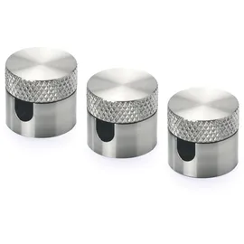 ORION LIGHTSTYLE Wand- und Deckenpin, Ø 19 mm), Metall Chrom 3 Stück,