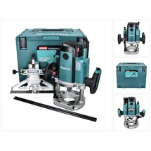 Makita RP2303FCXJ Oberfräse mit Tiefenanschlag/Parallelanschlag/Absaugstutzen