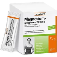 Magnesium-Ratiopharm 300 Mg: Magnesium Mit Zitronengeschmack, 40 Stück