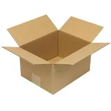 TransPak Wellpapp-Faltkarton, 1-wellig, Innenmaß HxBxT 140 x 250 x 200 mm, Qualität 1.20 B