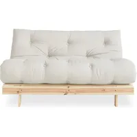 Karup Roots Schlafsofa, Gästebett, Sofa inkl. Futonmatratze«, Liegefläche 90/140/160 x200 cm, Kiefer massiv unbehandelt, von