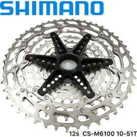 Shimano Deore CS-M6100 Kassette Silber 12-fach 10-51 Zähne
