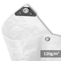 Noor Hobby Abdeckplane weiß 3 x 5 m