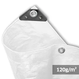 Noor Hobby Abdeckplane weiß 3 x 5 m