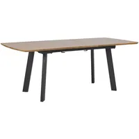 Beliani Esstisch Salvador Dunkelbraun, 160/200 cm 90 cm