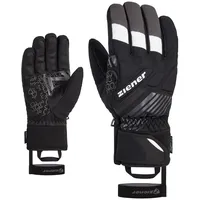Ziener Herren GENRIX Ski-Handschuhe/Wintersport | wasserdicht, Alpine Wool, Black,