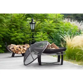 Cook King Feuerschale VIKING Ø 100 cm Schwarz