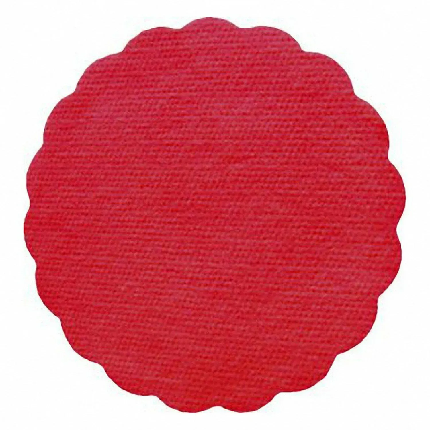 Tassenuntersetzer Glasuntersetzer, Airlaid, O 9cm, rot,  40 Stk.