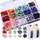 luxuskollektion Edelstein Perlen Set 15 Farben