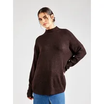 Vero Moda Strickpullover VMPlaza (1-tlg) Plain/ohne Details braun XS (34)