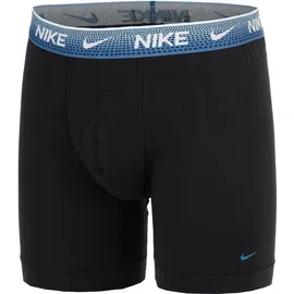 Nike Boxershorts 3er Pack Schwarz / Blau L