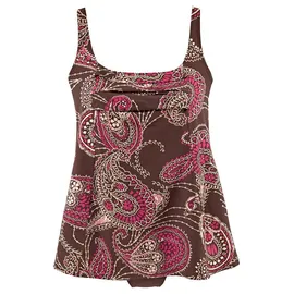 LASCANA Badekleid Damen Braun/Mehrfarbig 44 Cup B