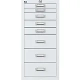 Schubladenschrank Eco, DIN A4, 8 Schubladen, Farbe verkehrsweiß