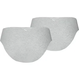 Puma Invisible Cotton Briefs 2 St. grau L