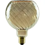Segula LED-Floating-Globe G125 E27 LED Floating Globe 125 twisted smokey grau warmweiß