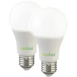 Luminea LED-Lampe 2er-Set 12W E27 6500K
