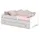 Kids Collective Kinderbett weiß Pink, Holzwerkstoff, 80x180 cm, Kinder- & Schublade | Prinzessin Sofa Couch Bett umbaubar rosa - Weiß,