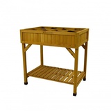 Noor Vegtrug Kräuterhochbeet 78 x 58 x 80 cm braun