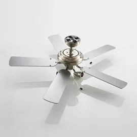 LINDBY Anariki 108,5 cm Deckenventilator Schwarz/Silber