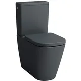 Laufen Meda Stand-WC-Kombination mit WC-Sitz Graphit matt