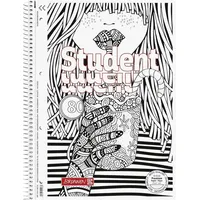 Brunnen Collegeblock Premium "Cocktail" ZENart A4 kariert, mit Randlinie