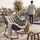 Tectake Schaukelstuhl Tami Polyester 93 x 89 x 99,5 cm Grau