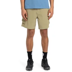 Cargoshorts QUIKSILVER "Run Ashore", Herren, Gr. XXL, grün (aloe), 51% Nylon, 36% Nylon, 13% Elasthan, Hosen