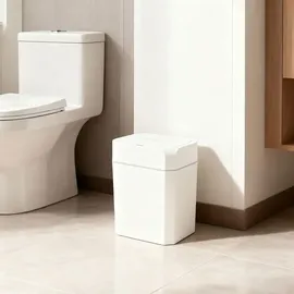 ideoon home Premium Sensor Mülleimer 12 l Weiss