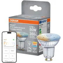 Osram SMART+ Matter Leuchtmittel GU10 Reflektor PAR16 45° 4.7W matt CCT
