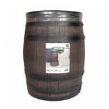 UBBINK Regenwassertank,Tonne rund (Modell Whiskey) incl. Hahn - PE, 50 l, braun - H54 x Ø42 cm