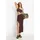 lscn by lascana One-Shoulder-Kleid Unifarben Dunkelbraun 44