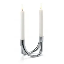 philippi Kerzenständer Bow Silber