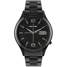 ZEIT-BAR Funk-Armbanduhr mit Datums- und Wochentaganzeige