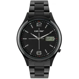 ZEIT-BAR Funk-Armbanduhr mit Datums- und Wochentaganzeige
