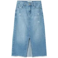 NAME IT Mädchen Nkfkat DNM Long Skirt 3724-Be Noos,