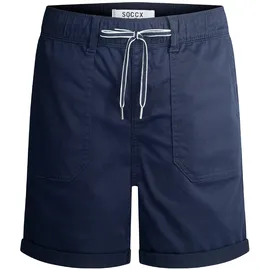 Soccx Damen, Bermuda CA:YA relaxed fit, Blue navy, 28 - 28W