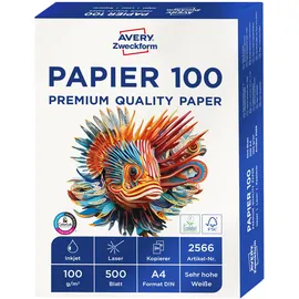 Avery Zweckform Drucker- und Kopierpapier A4 100 g/m2  500 Blatt
