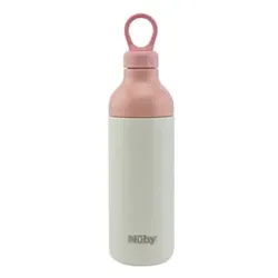 Nûby Trinkflasche Free Flow Edelstahl 600ml ab 4 Jahren, 380ml-750ml