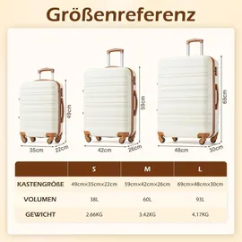 luxuskollektion Hartschalen-Trolley 4-Rollen Cabin 55 cm / 40 l kirschblüte