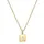 Elli DIAMONDS Quadrat Diamant (0.015 ct) 585 Gelbgold«, goldfarben