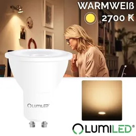 Lumiled LED Reflektorlampe 10er Set 3,4W GU10 warmweiß 38°
