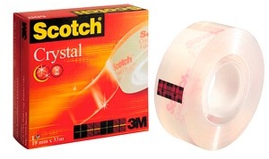 Scotch Crystal Klebefilm kristall-klar 19,0 mm x 33,0 m 1 Rolle