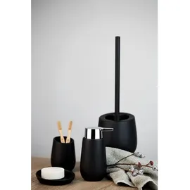 Wenko WC-Bürstengarnitur Badi Schwarz (23654800)