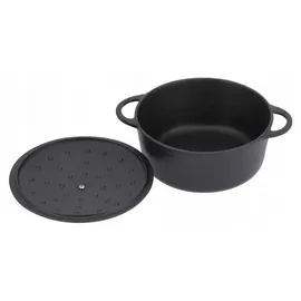 Kinghoff Gusseisen Kochtopf 22 cm rund