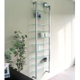 Spinder CUBIC Wandregal 46 x 13 x 167 cm Silber