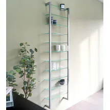 Spinder CUBIC Wandregal 46 x 13 x 167 cm Silber