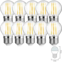 V-Tac 10x 4W E27 Mini LED Filament Leuchtmittel Birne