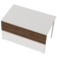 Kerkmann Empfangstheke gerade, weiß, nussbaum 135,0 x 82,0 x 75,0 cm