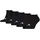Head Sneakersocken 5 Paar Schwarz 35-38
