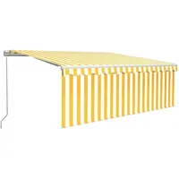 VidaXL Markise 4 x 3 m gelb